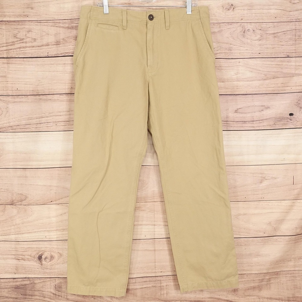 American Eagle Outfitters Chino Pants Mens 34x30 Beige Relaxed Straight Cotton